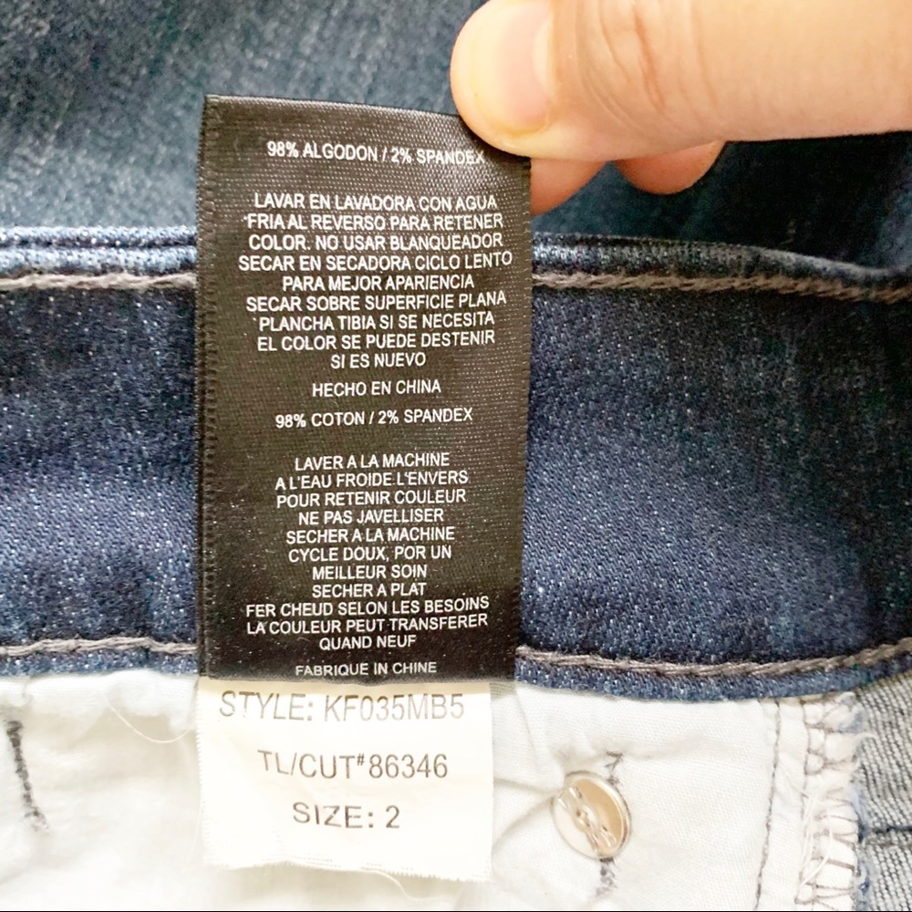 Kut from the Kloth Cropped Capri Denim Jeans - Picture 8 of 8